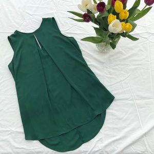 🌸BOGO free🌸H&M Green Sleeveless Chiffon Blouse